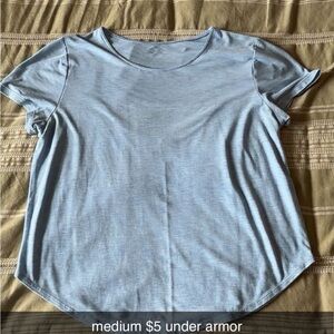 Under Armour Women's Sky Blue Short Sleeve Tee